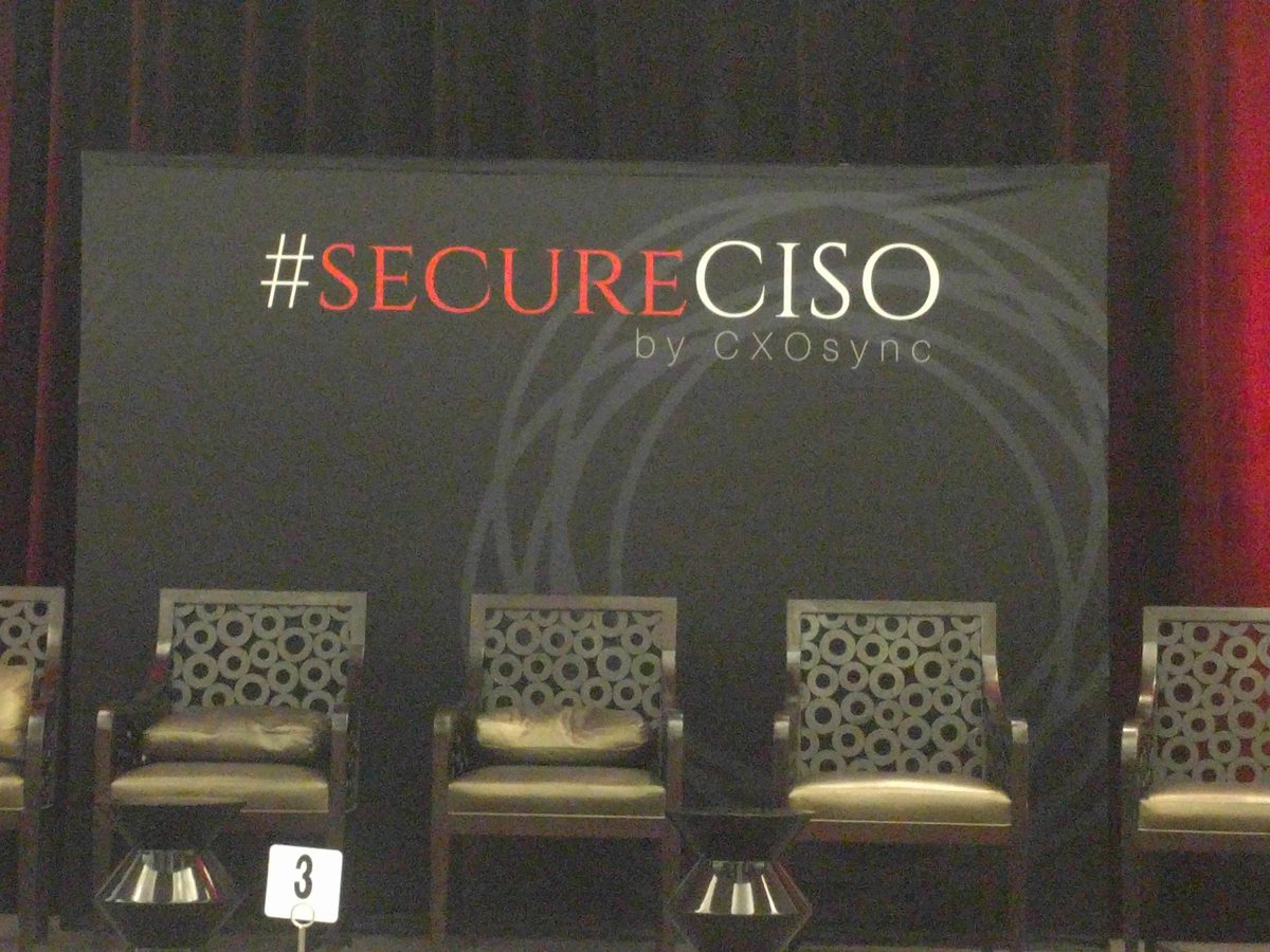 dkulshitsky's tweet photo. Attending the @secureCISO event today https://t.co/44KKFtP2Nv