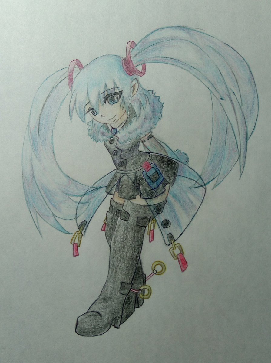 館市トシ この前描いたカスタムロボbrのマーシャちゃんを 色鉛筆でぬりえした マーシャちゃんがマルチプルガン使うの好きです マルチプルガンすき