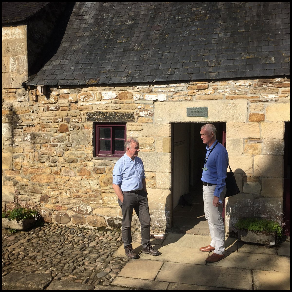 3rosella's tweet photo. Judith King @belsayhall &Andrew Poad @AndrewPoad discuss #walkinglookingandtellingtales with #markfairnington @NT_Gibside @NorthEastNT @mcahe_NU @UniofNewcastle https://t.co/TQWz1j6eiP
