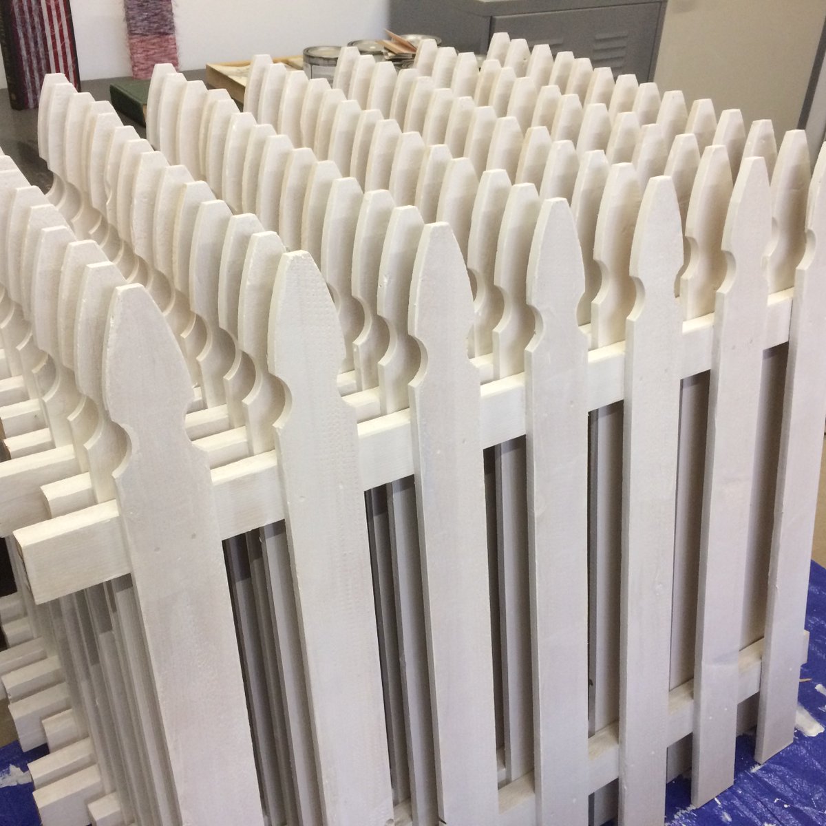 someguy_is's tweet photo. Primer coat complete, now to start painting. Work in progress on an installation for @sfdesignweek https://t.co/ap4YRM8z2P