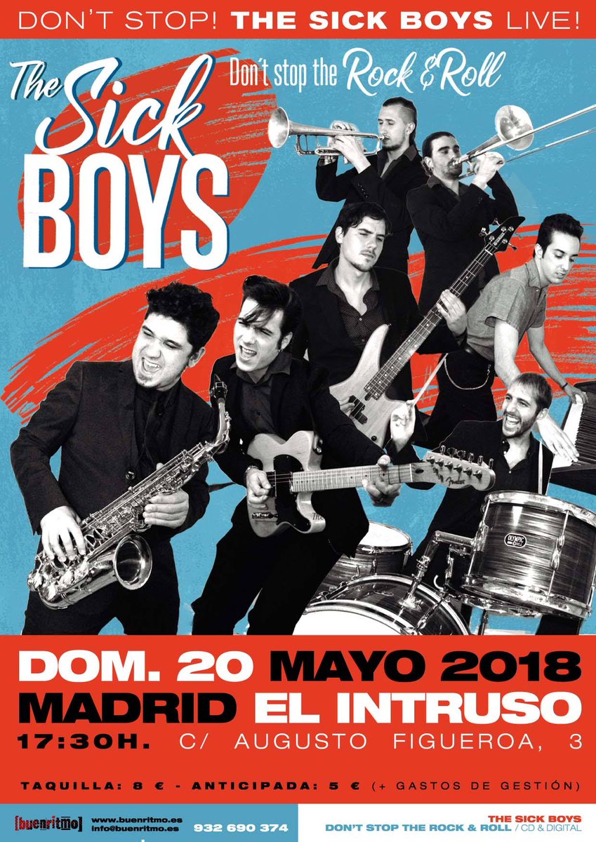#DIRECTO Comienza <a href="/RestosyDespojos/">Restos y Despojos</a> hasta las 20:00 horas. Hoy con #entrevista al grupo <a href="/TheSickBoys_/">The Sick Boys</a>, que tocan este domingo en Madrid, y con información de las #FiestasHortaleza2018, que comienzan la próxima semana. 107.5 FM (norte de Madrid ciudad) y radioenlace.org.