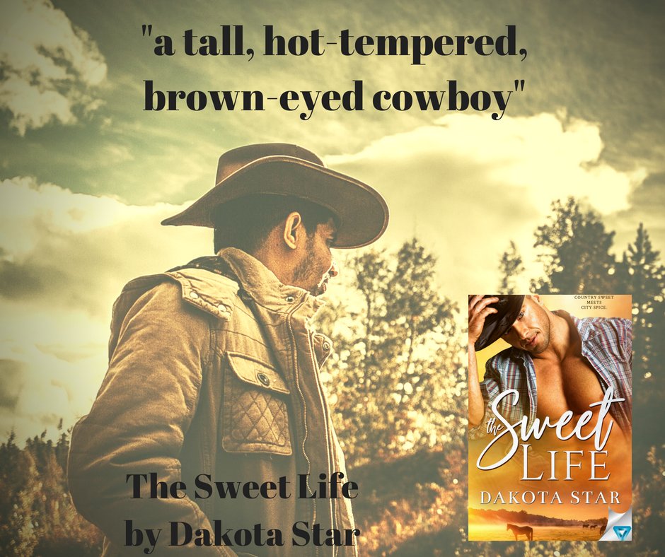 RABTBookTours's tweet photo. Romance and a tall, hot-tempered, brown-eyed cowboy need I say more? -  Reviewers needed for The Sweet Life by Dakota Star  - Sign Up:   https://t.co/gLHpaOuXrs  @rabtbooktours #dakotastar #bookreview #bloggerswanted #romance  #bloggerstribe https://t.co/8goEUfAC7u