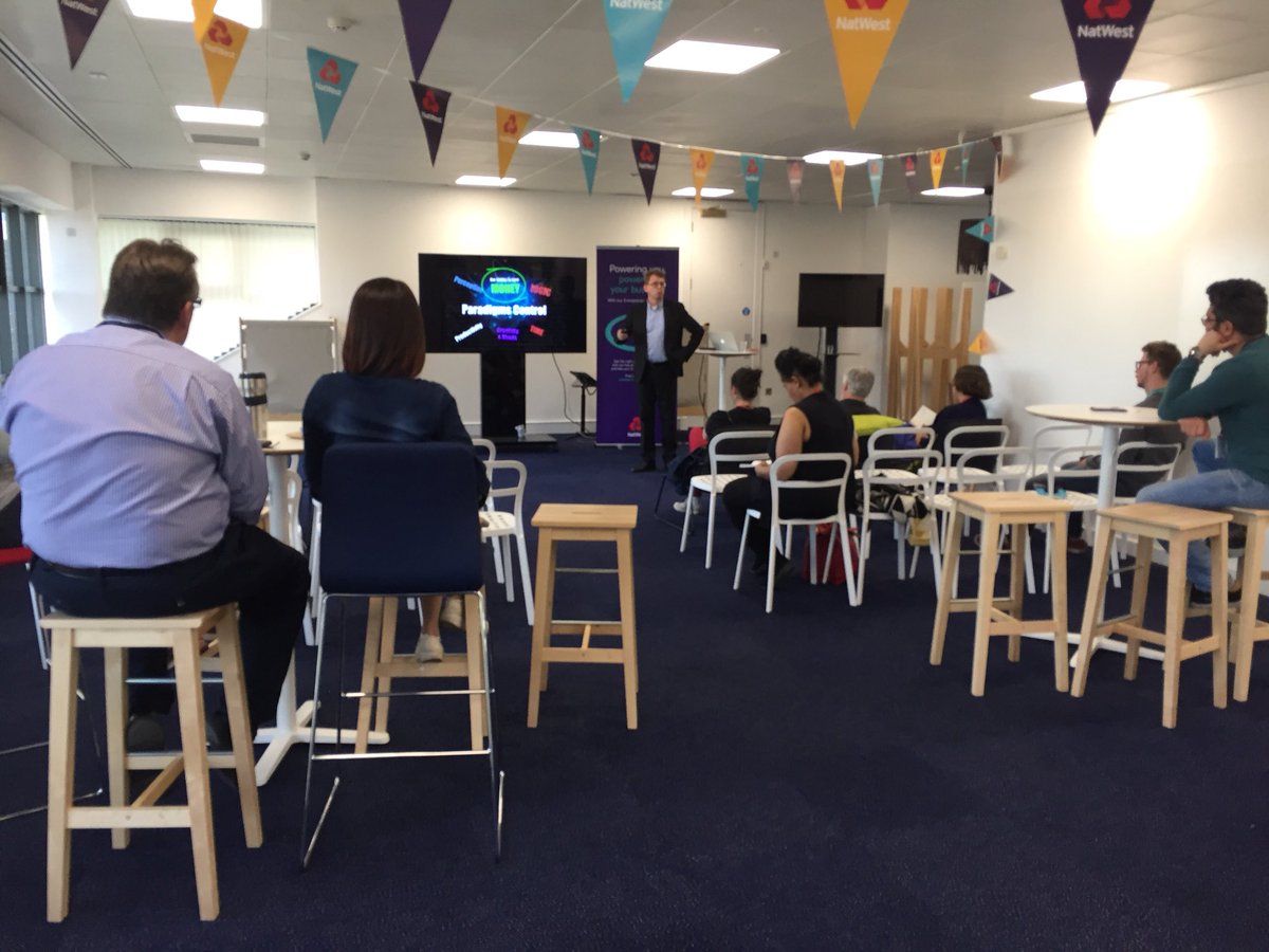 Following on from yesterday’s #mindset workshop, tonight we welcome <a href="/StuoftheDou/">Stuart Doughty</a> into the <a href="/NatWestBusiness/">NatWest Business</a> Hub to talk about the Mindset Paradigm #powerup #wellbeing