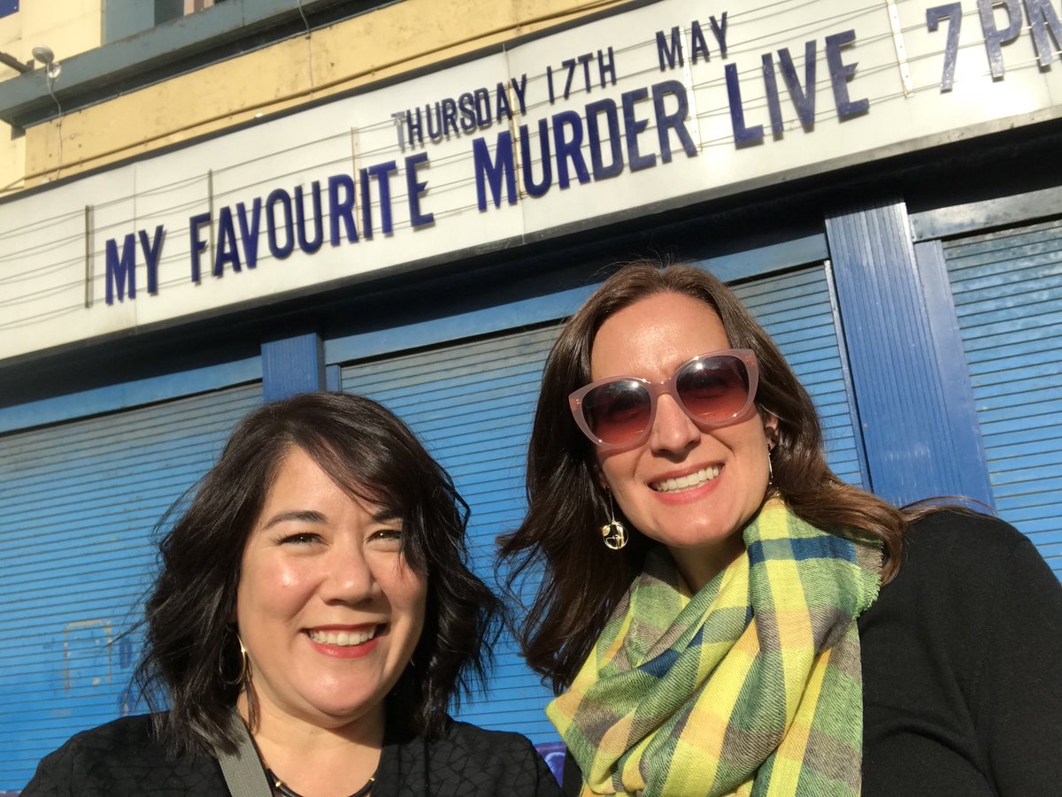 tomakodeaner's tweet photo. Selfie sticking the s$@! out this! #mfm #myfavoritemurder #SSDGM #RVAtoGlasgow https://t.co/IGImy7n6n5