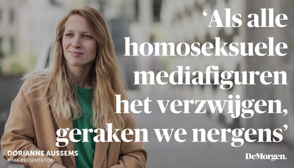 demorgen's tweet photo. 🌈 @MNMbe-presentator @DorianneAussems komt uit de kast. Ze wil een rolmodel voor lesbische meisjes zijn. "Ik ben zo vaak na school in tranen uitgebarsten." https://t.co/tEshypP2A0 #IDAHOT https://t.co/fSwmwSILqH