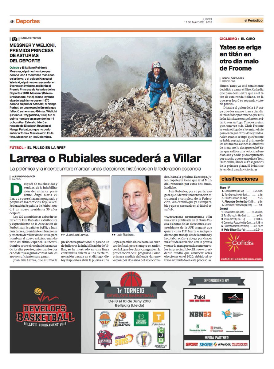 VMDevelops's tweet photo. -Sale por primera vez anunciado el Torneo #VMDB Bellpuig en prensa.
¡Un primer paso para lo que será un torneo inolvidable! 🤸♂️🏀🎉
-Surt per primera vegada anunciat el Torneig #VMDB Bellpuig en premsa gràcies a @elperiodico per ser el primer a fer-ho possible 📰🙋♂️ https://t.co/EoT6rhqoz6