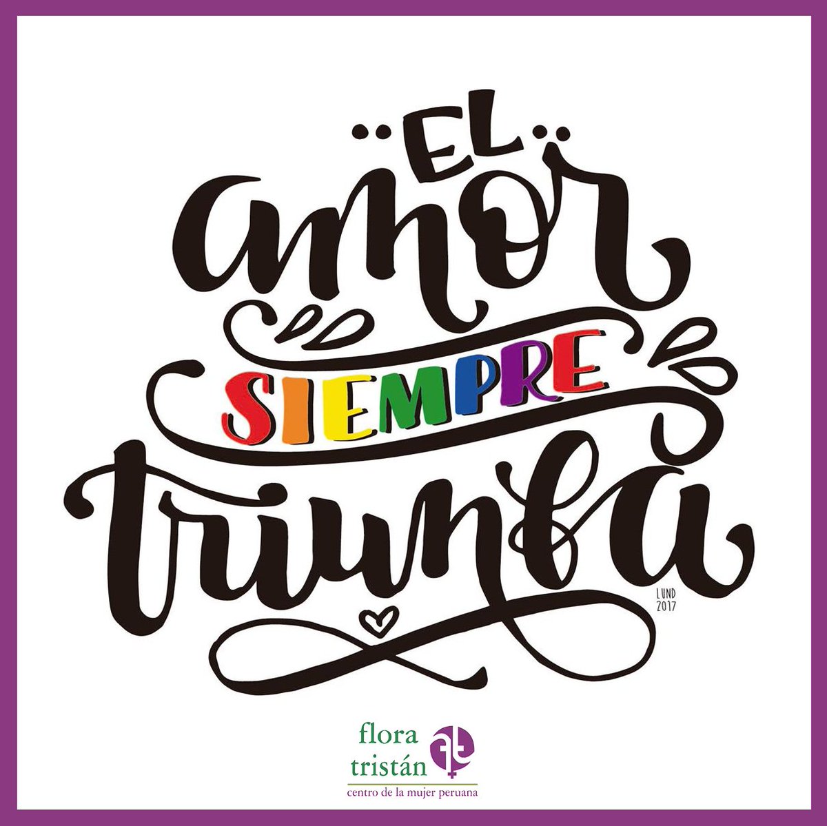 CMPFloraTristan's tweet photo. En el Día Internacional contra la Homofobia, la Transfobia y la Bifobia, seguiremos defendiendo los derechos de todas, todos y todes y luchando contra la violencia. #LGTBIQ+ #Existimos https://t.co/kYmKHbm0aG