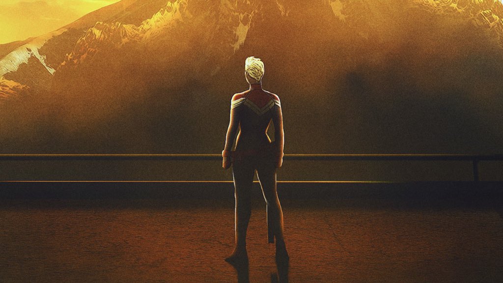 RealAnupamArts's tweet photo. Took forever... Here is my new #CaptainMarvel detailed piece #AnupamArts #marvel @BrieLarson #Milano #SaceShip @Kevfeige https://t.co/5FdQiD275u