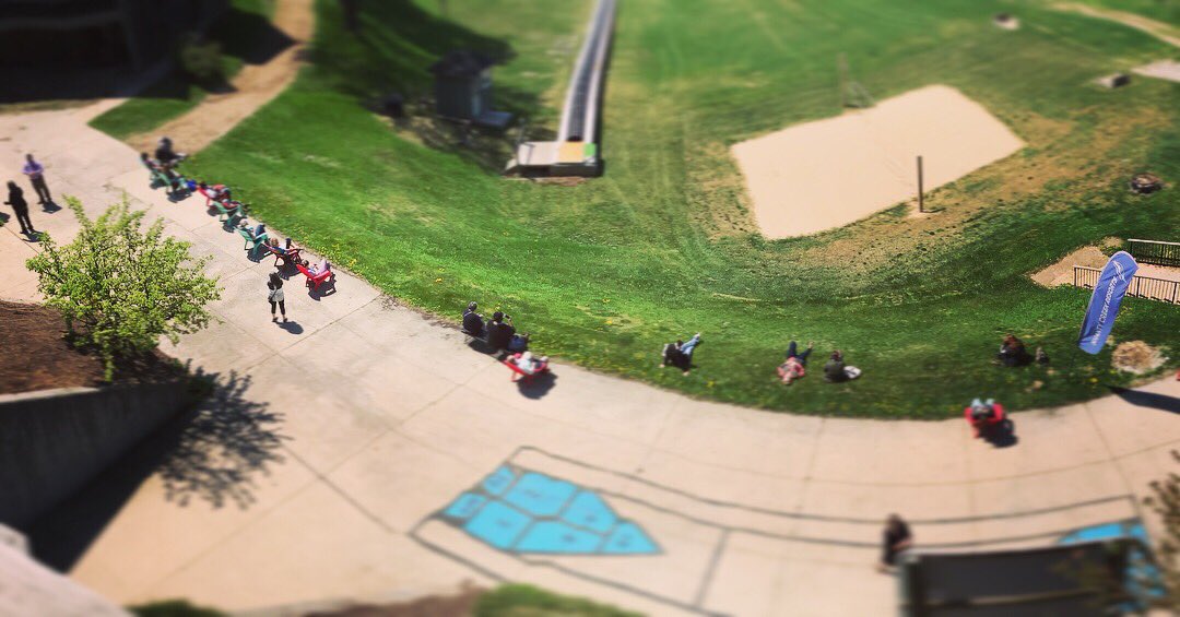 LibraryofMich's tweet photo. This is how we take a break at  #LibraryBootCamp #milibraries https://t.co/DluKvcg1LP