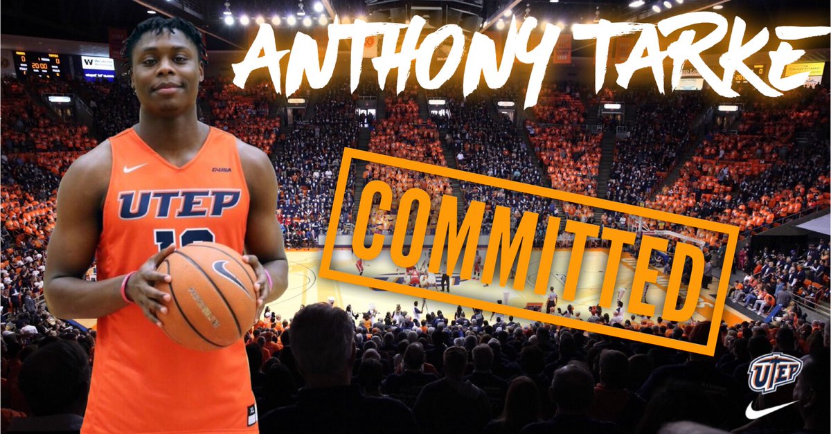 PickAxeSocial's tweet photo. Miners fans, welcome Anthony Tarke to the UTEP family! @AnthonyTarke averaged 15.7 PPG and 6.2 RPG in 2017-18. #NewEraUTEP ⛏🤙🏼⛏ #TarkeTime⏱ https://t.co/pF1pZk7sNq