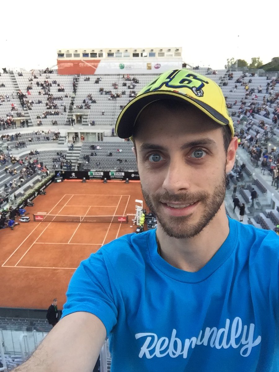 #InternazionaliBNLItalianOpen <a href="/RebrandlyBuzz/">Rebrandly</a> <a href="/ValeYellow46/">Valentino Rossi</a>