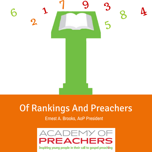 YoungPreachers's tweet photo. AoP President Ernest Brooks addresses the issue of ranking preachers in this week's article. https://t.co/LR6F23uC2G
Contribute to the conversation by highlighting the preacher(s) whose preaching inspires you by posting to social media using the hashtag #PreacherFeature https://t.co/4hG5tZP18h