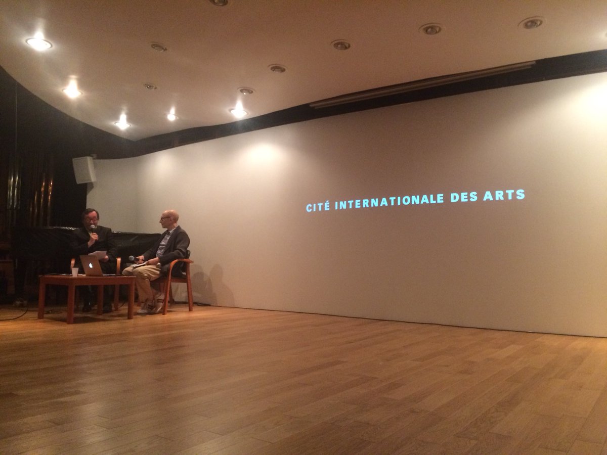 BenedicteAlliot's tweet photo. Philippe Apeloig parle de sa pratique d’artiste graphiste et nous dit tout du logo de la @citedesarts ! https://t.co/3wuLcd7NSh