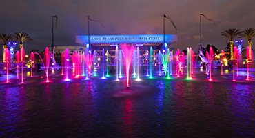The Long Beach Convention &amp; Entertainment Center has a new feature that can create a "dancing waters" show. bit.ly/2Gr87it @LBConventionCtr