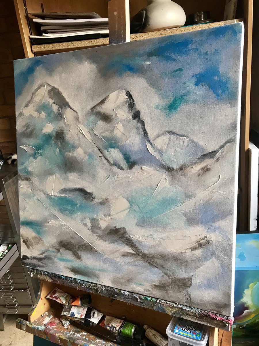 DonaldGregor's tweet photo. Work in progress landscape oil on canvas #artforsale #artwork #artist #art #artgallery #landscape #landscapeart #landscapeartist #colour #texture #bstract #abstractart  #abstractartist #mountains #scottishmountains https://t.co/ULeADjCcxT