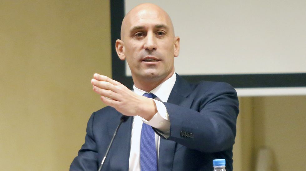 Rubiales, en una comparecencia.