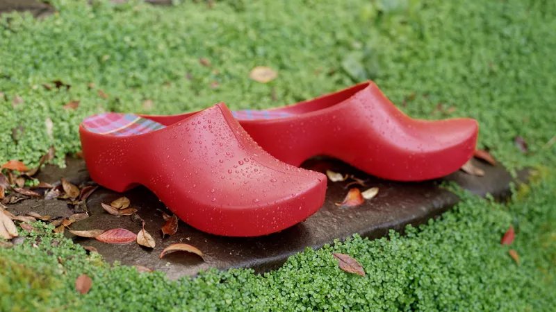 branded clogs