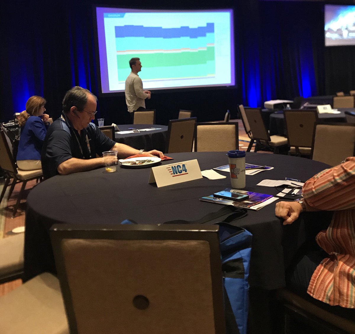 HealthISAC's tweet photo. NH-ISAC Spring Summit breakout session : Facts, trends, global exposures and risk in F100 healthcare. The good news is that most of what we’re observing are relatively low risk- basic cyber hygiene. #Qadium #NHISACSpring18 https://t.co/YLKiKY4wZ5