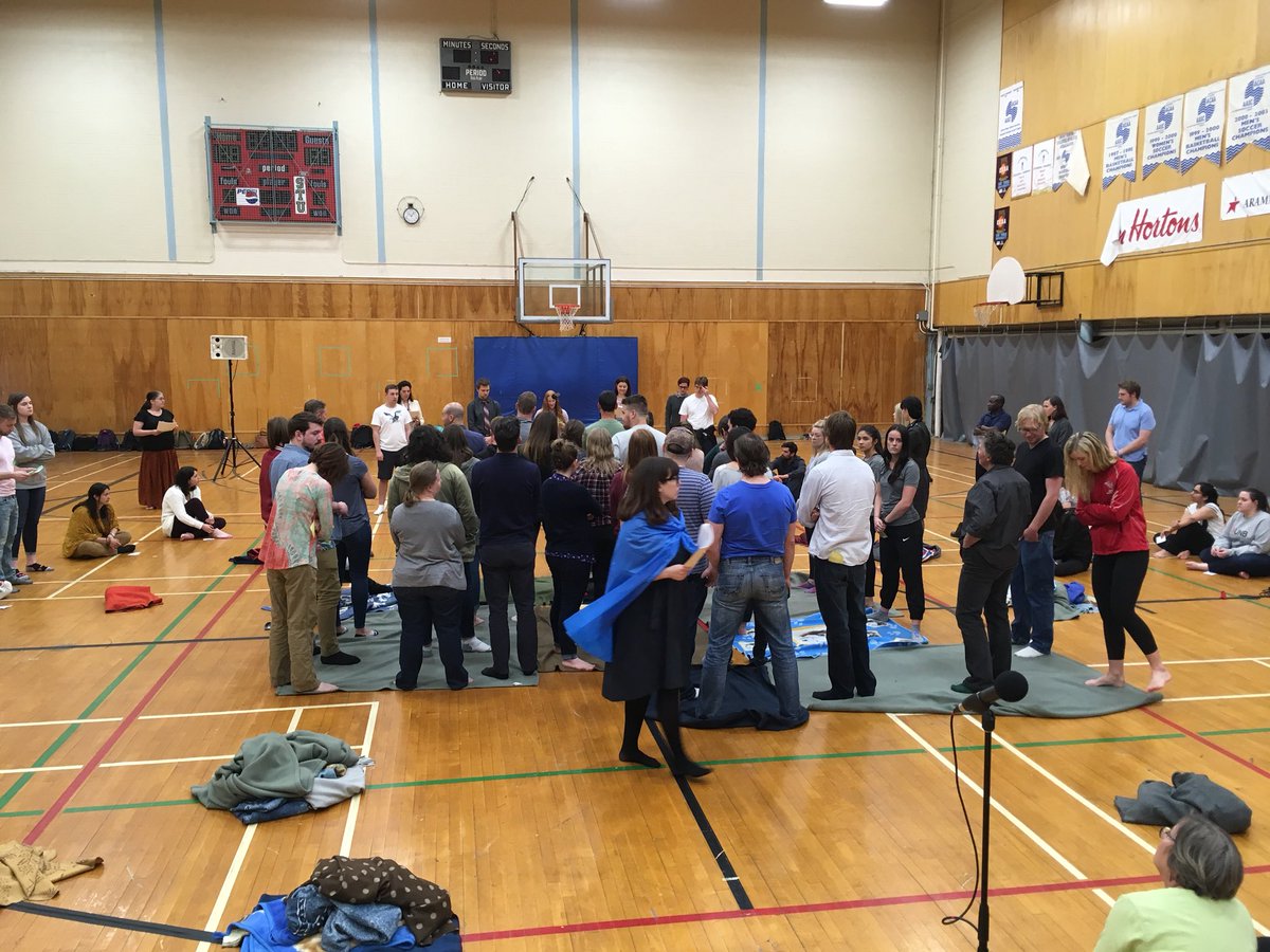 UNBFFacultyofEd's tweet photo. Important afternoon doing a blanket exercise with our B.Ed. ‘18 pre-service teachers @MargaretKress https://t.co/LdsRwCnaXs