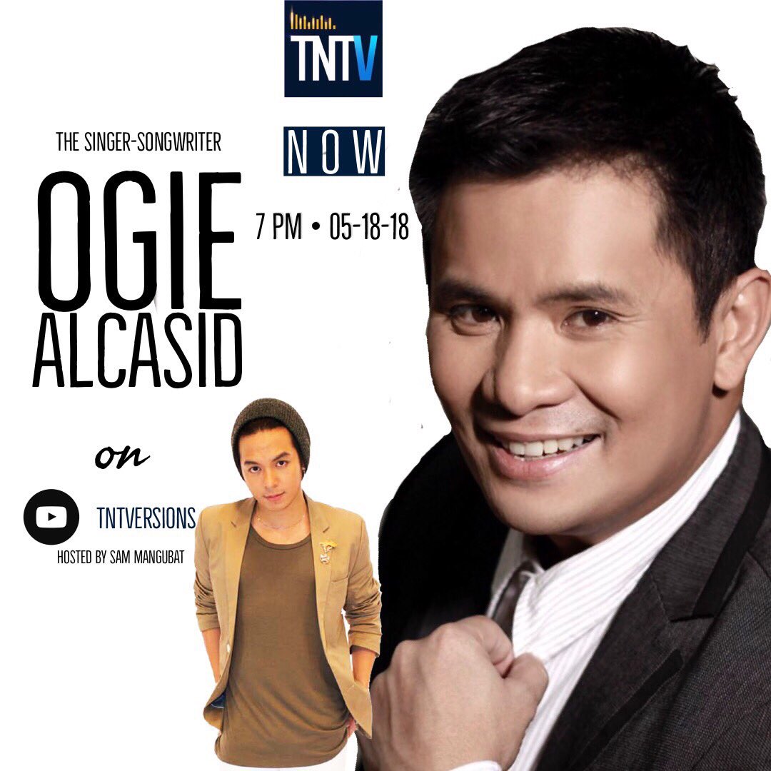 polarisabscbn's tweet photo. Masayang Kwentuhan at Kantahan ngayong Friday Night ang ihahatid sa atin ni @sammangubat kasama ang Singer-SongWriter Mr. @ogiealcasid. Abang-abang na mga Angels. 
#TNTVNowOgie https://t.co/ybOIC4PgfZ