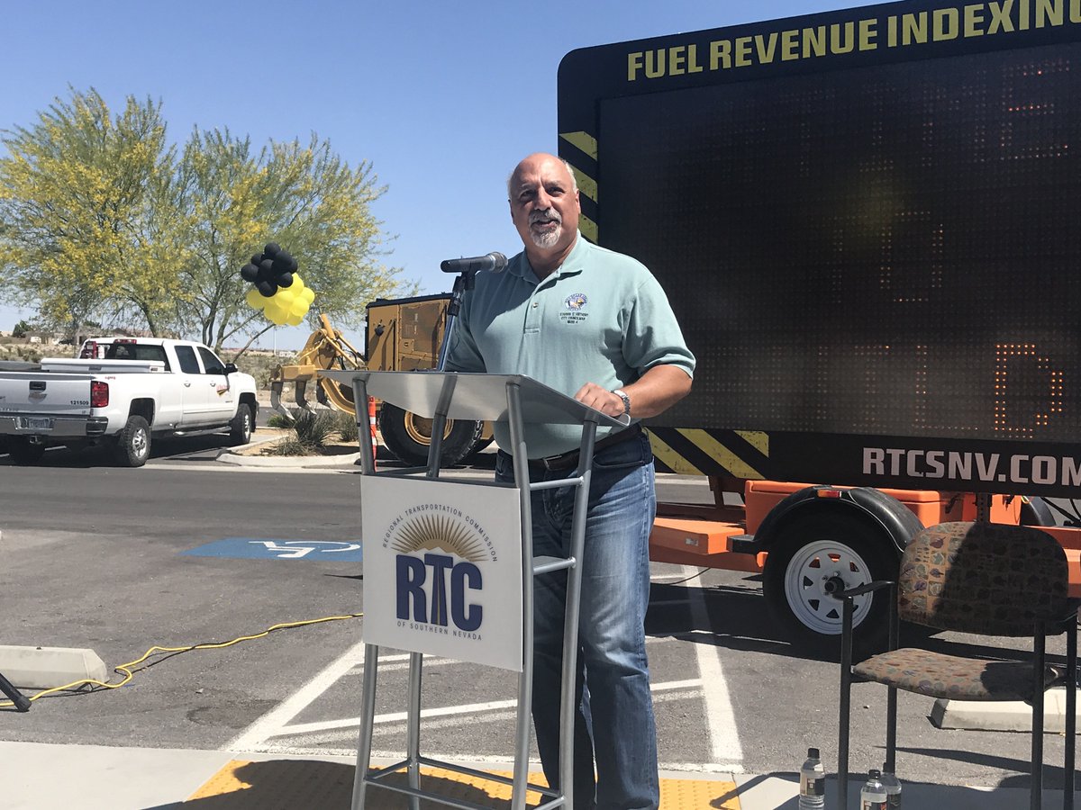 RTCSNV's tweet photo. We are engineering a roadway that will allow people to safely travel throughout this community. Thank you to residents and voters who have supported this effort. – @CityofLasVegas Councilman @StavrosAnthony #RTCSNV #TimeToBuild #FRINV https://t.co/vajqpr3qRt