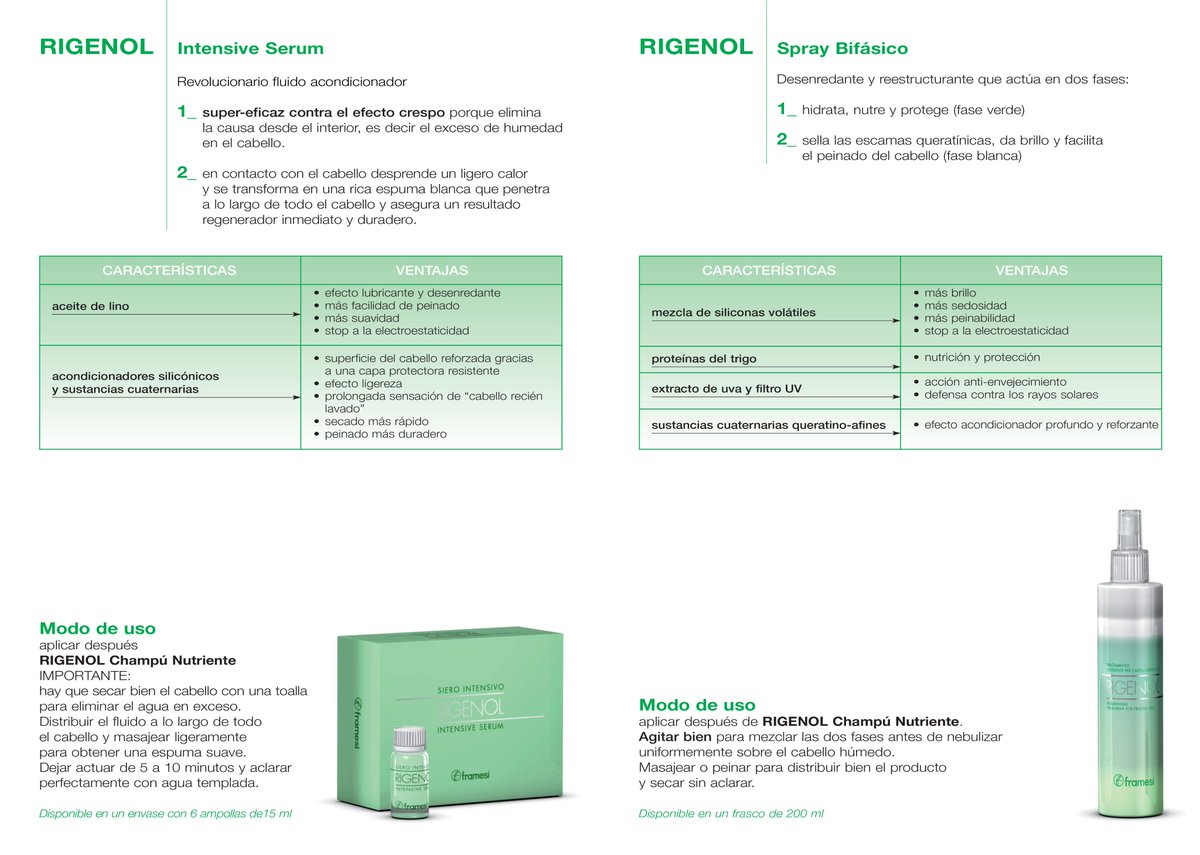 framesar's tweet image. ¿AÚN NO CONOCÉIS #RIGENOL BY @FramesiItaly? Una línea que #ReEstructura, #ReGenera y #ReCrea el cabello, resolviendo cualquier exigencia de hidratación, nutrición y protección.
- - - -
💻framesarprofessionale.com
☎925417250 / 📧framesart@yahoo.es