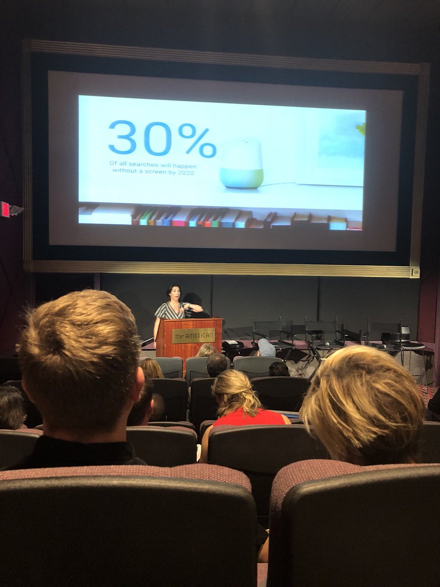 Good reminder from Sara Waters of <a href="/Google/">Google</a>. Read your content aloud, people. It needs to sound human to be searchable!