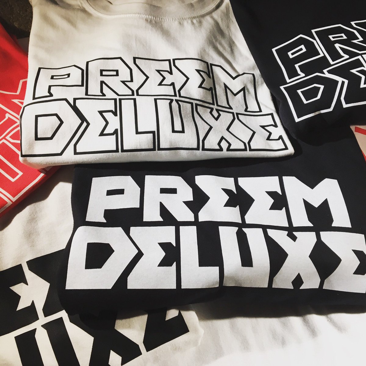 preemdeluxe's tweet photo. RESTOCKED! I would like to personally thank everyone for their support of the brand. It’s humbling to see people appreciate your vision. Sold out of the first print run in 2 weeks. These are restocked and are available on the web shop immediately. ✌🏾
#preemdeluxe
#thehigherups https://t.co/Qn8h53wOTx