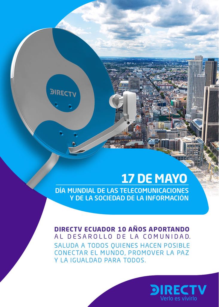 atisketchum's tweet photo. DIRECTV brinda sus servicios a más de 20 millones de clientes en los Estados Unidos y a más de 16.7 millones en América Latina y el Caribe.
.
#DíaTelecomunicacionesEC #DMTSI18 #DIRECTV DIRECTV Latin America DIRECTV Sports DIRECTVEcuador #NoticiaATIS https://t.co/9lQ3hYSrEk