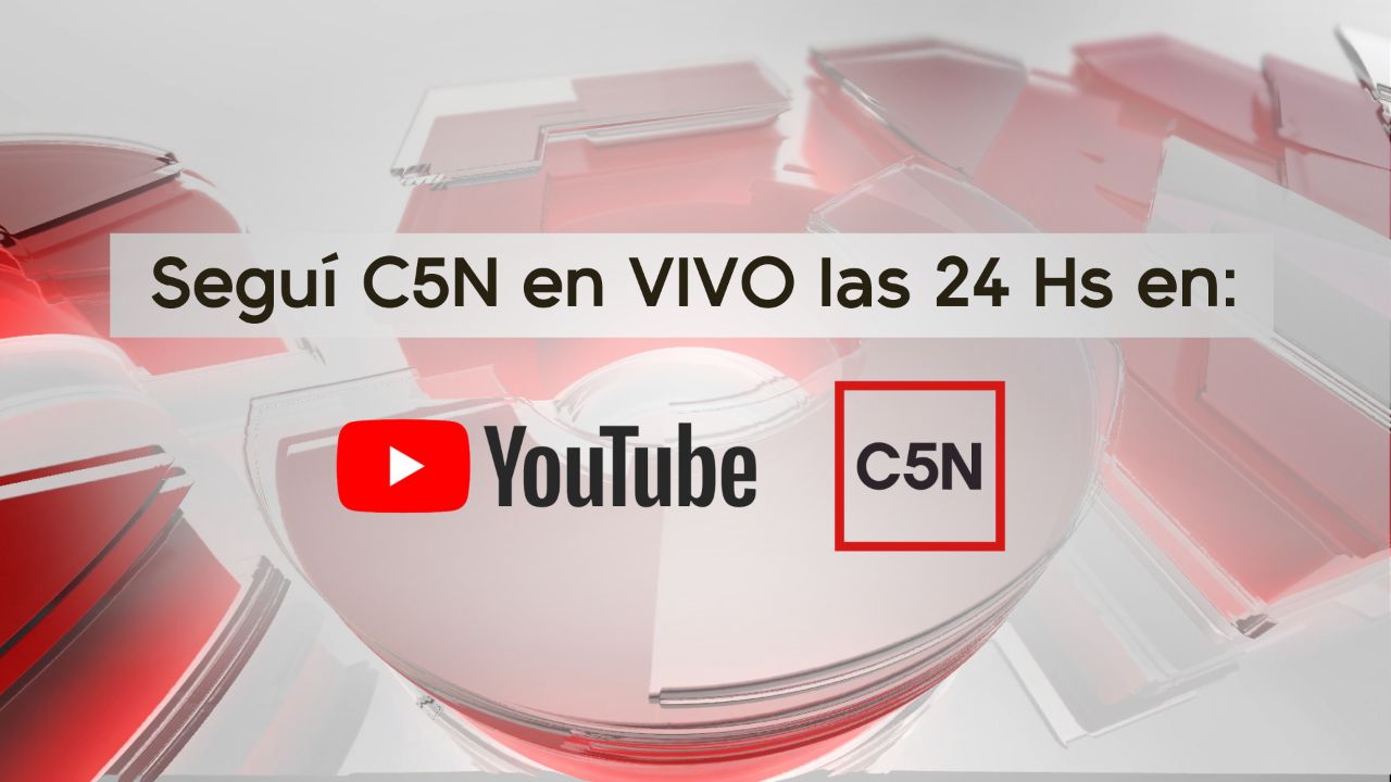 Uživatel C5N na Twitteru: „Si tenes un problema con tu servidor de cable para ver @C5N seguí en vivo nuestro de Youtube: https://t.co/y0DvqdQorq https://t.co/7VClqfgznT“ / Twitter