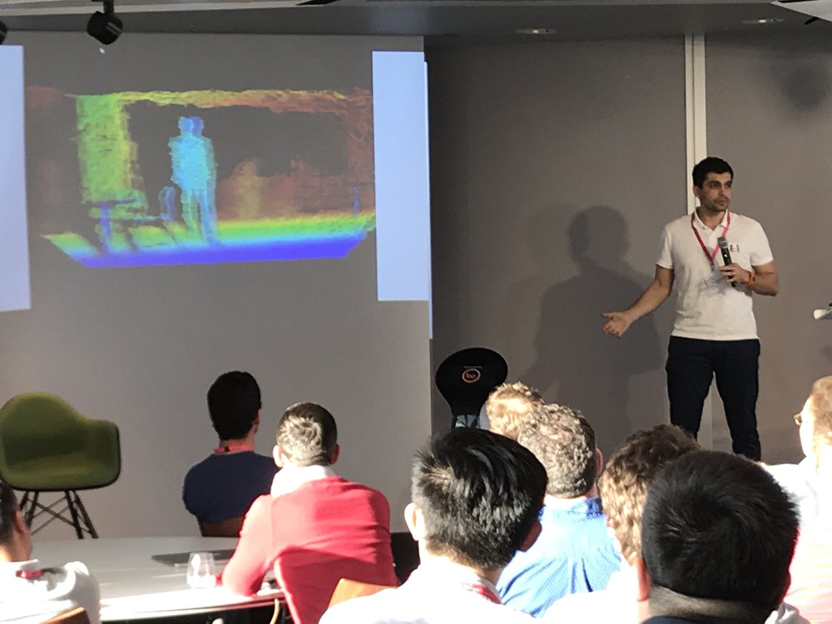 Pete_Bloomfield's tweet photo. @botsandus environmental mapping and tracking demo #JetsonMeetupEU @DigiCatapult https://t.co/rIZXjFVLBZ