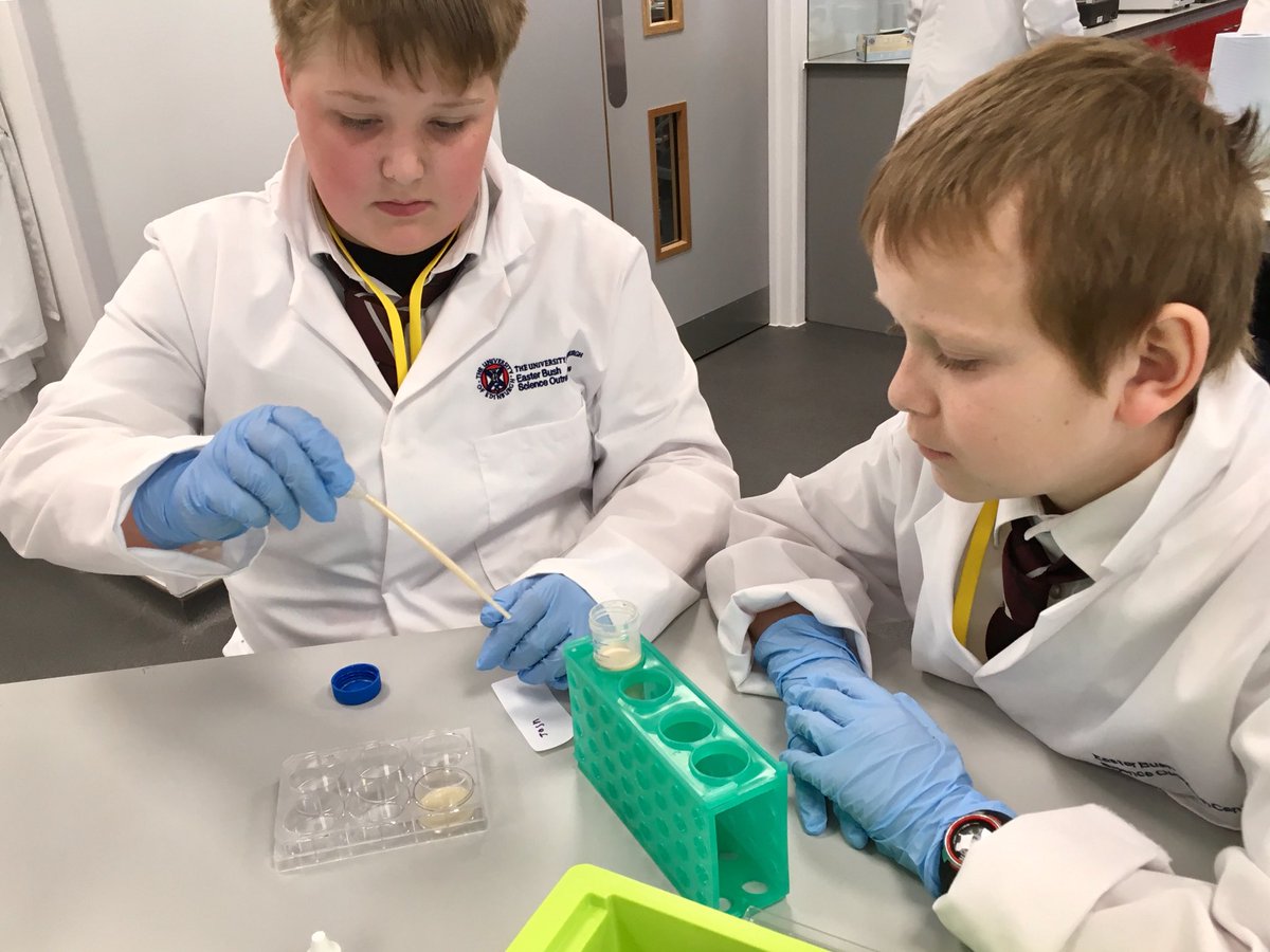 EBSOClab's tweet photo. We had a great day with @PrestonLodgeHS today. Some of their S1/2 pupils got to do our #FarmDetectives workshop and meet our @roslininstitute scientists https://t.co/el8kdMEBpY