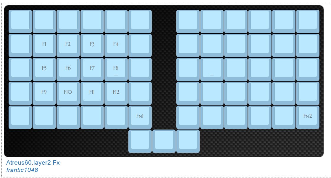 frantic1048's tweet photo. 这个 layout 会不会被打死呢( #keyboard_layout #atreus60 #colemak https://t.co/iBYcKIQyQ6