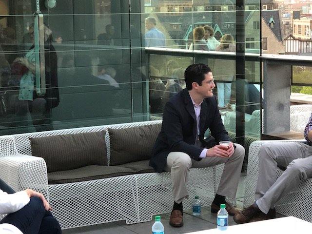 RTCompanies's tweet photo. Remember the #Bobcat prank that friends pulled on @CoreyBlake9000 during the @ConsciousCap conference? Well, #MichaelShearn was in on it and he is with Corey at the @smallgiantsbuzz RIGHT NOW! Corey is keeping his eye on him! #SGCSummit2018 #CCAC2018 https://t.co/eFM5XNfFJJ