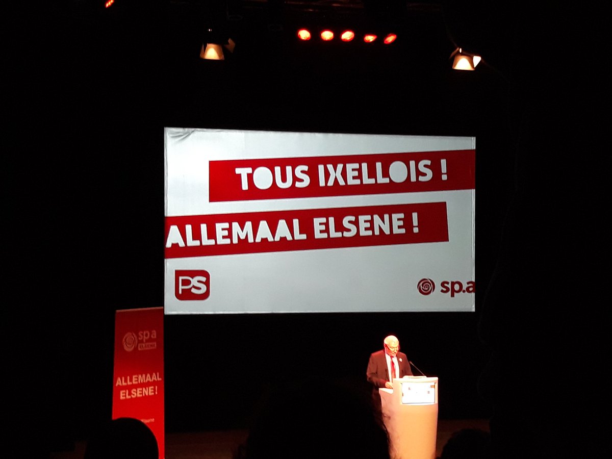 Richard_dwlf's tweet photo. L'ancien bourgmestre #Decourty à la présentation de la liste #communales2018 #xl. Pas de surprise avec #Diallo, #Desir, @RomainDeReusme et #morren aux quatre premières places. #marny https://t.co/9SJgaGB5Ba