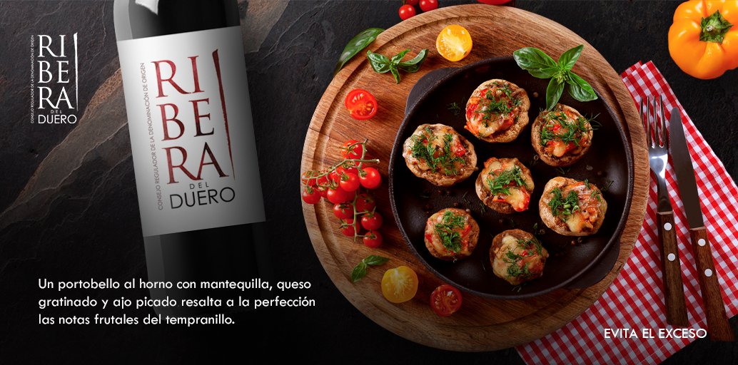 El maridaje consiste en buscar un equilibro de olor y sabor entre el vino y el platillo.  #DisfrutaDORibera #DORiberaMex