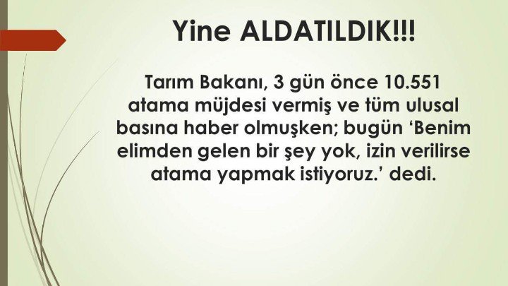gthb20bin's tweet photo. @aefakibaba ziraat mühendisleri #Mayista_Tek_Seferde_10bin atama ile müjde almak istiyor!!! https://t.co/9BGTbQpS29