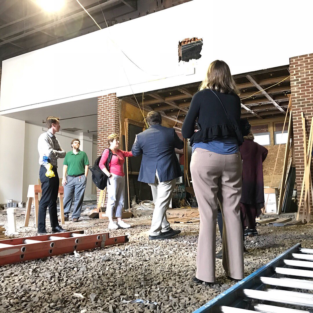 Today URA staff toured the completed Bradberry Apartments and the Garden Theater, currently undergoing historical redevelopment. The URA provided $1.2M in financing for the projects. We’re happy to learn that Bradberry just filled all 16 units, 4 of which are affordable!
