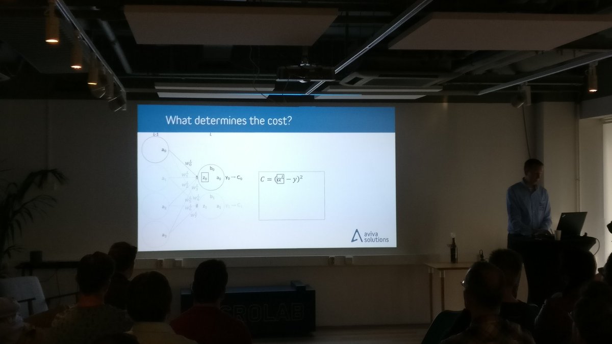 ddoomen's tweet image. My brain is just not smart enough for this #machinelearning thing @mpopdam is trying to teach us. #dotnetzuid @AvivaSolutions