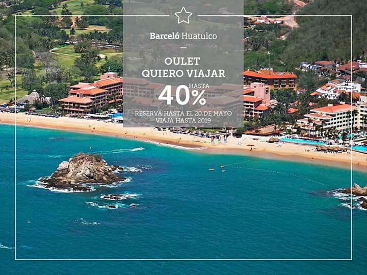ViajesAvextur's tweet image. #Outlet #Viaja #barceloexperience #barcelo #hotelbarcelo #BarceloHuatulco #HuatulcoBeach #reserva #viajesavextur #agenciadeviajes #Mexico