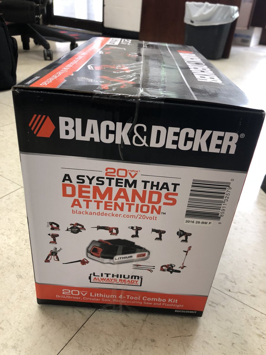 RETWEET this and FOLLOW <a href="/BLACKANDDECKER/">BLACK+DECKER</a> for a chance to win this awesome tool set! Winner will be chosen randomly Friday at 5pm ET.