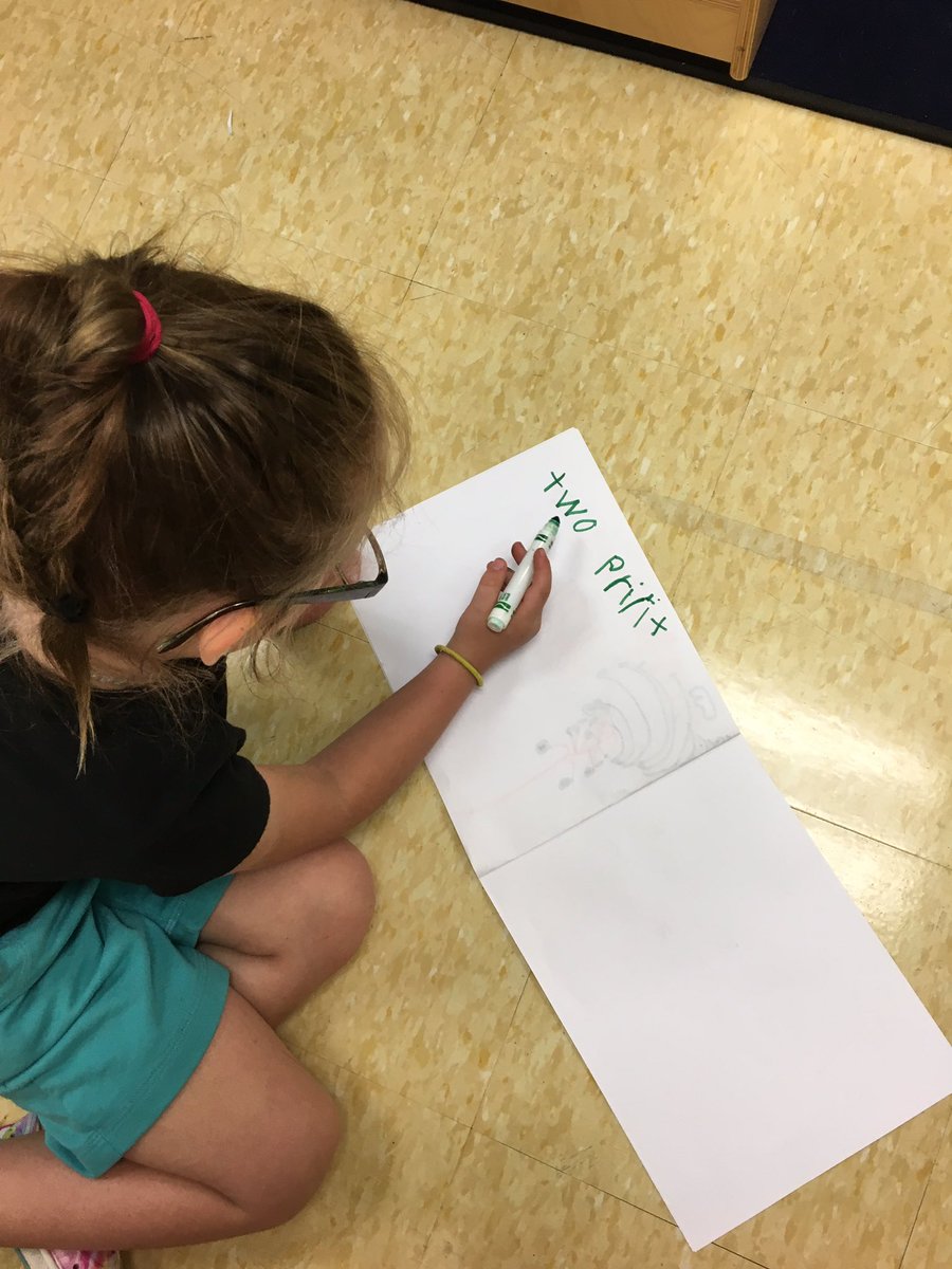jrsteach's tweet photo. #writersworkshop @WTBobcats #kindergarten during #math with #countingbooks mentor texts to create our own! #mtbos #mathandwriting https://t.co/Lhz3PyfjJ0