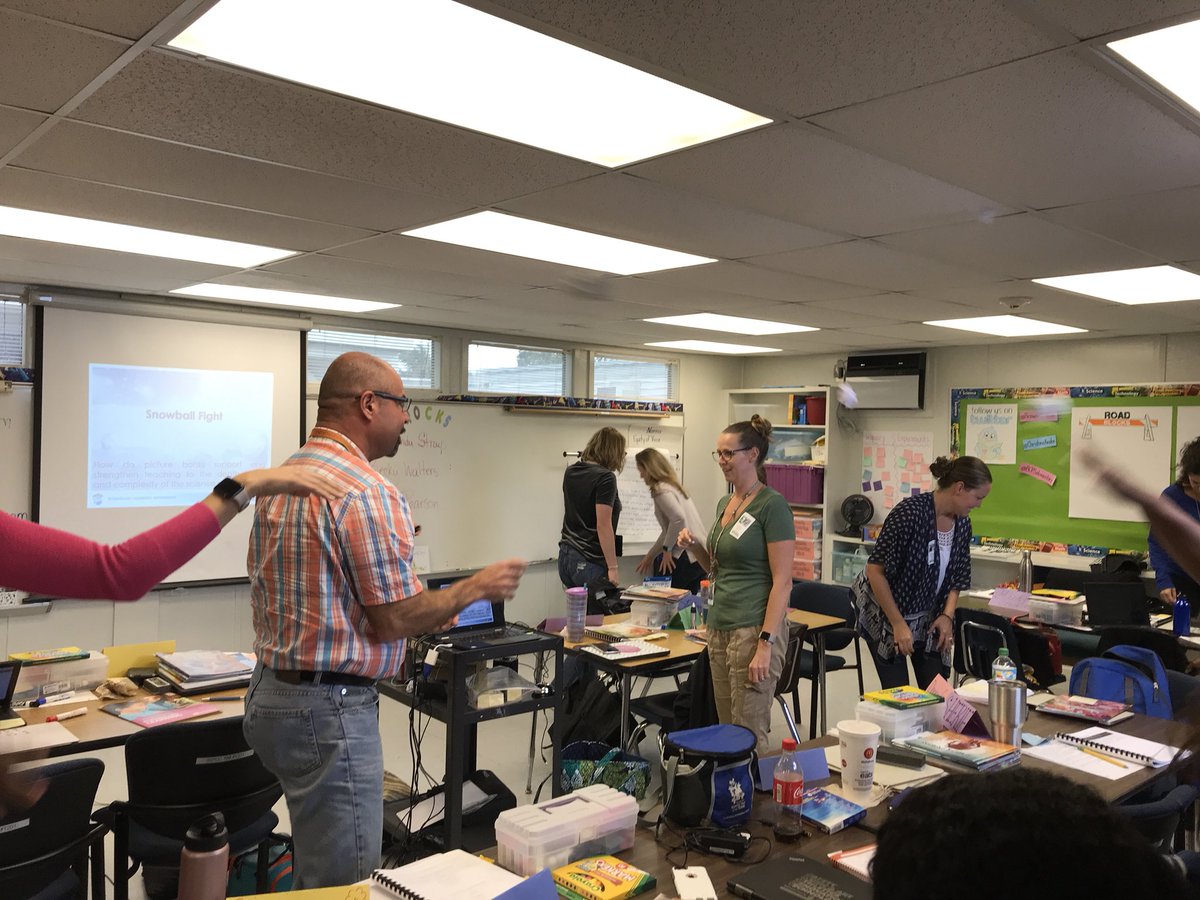Teachers having a blast learning about the new science instructional materials!  <a href="/BCPSElementary/">BCPS Elementary</a> @ChristinaKnabe