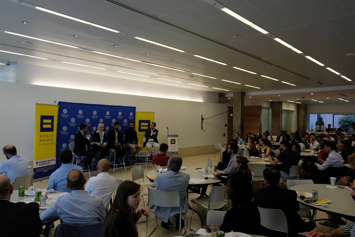 HRC was proud to host a panel discussion with the Middle East Institute in honor of IDAHOTB.