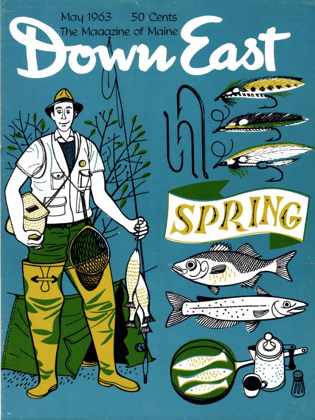 MagazineofMaine's tweet photo. #ThrowbackThursday The #May1963 cover of #DownEastMagazine was illustrated by Warren Spaulding and featured only four full-color pages of #Maine photographs.
Purchase the digital edition of this back issue on the #DownEast App. 📲 https://t.co/ehBo52xCB5 https://t.co/2XgSzjApFq