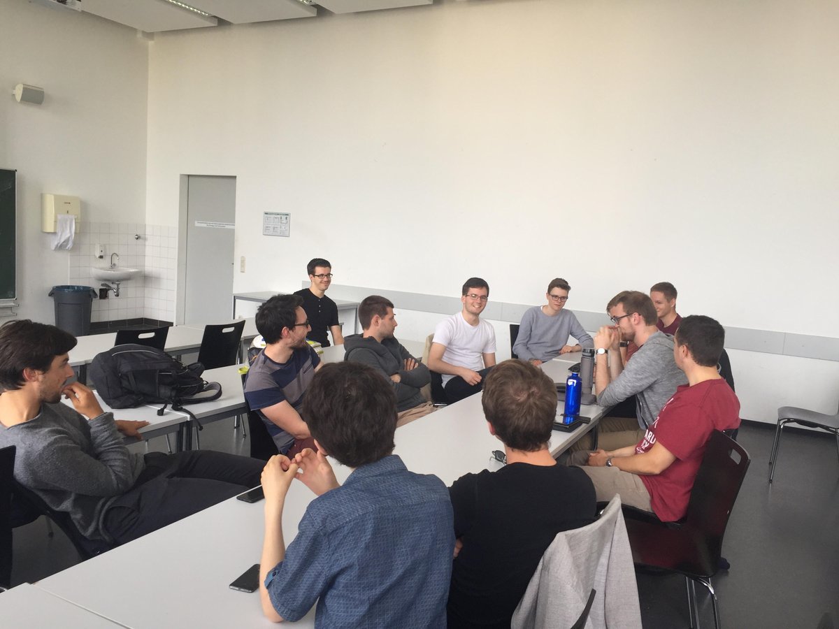 TUDSaT's tweet photo. Time for our monthly general meeting! We discussed the progress that was made by our #Rocketteam🚀 and #TeamCubesat🛰️, recapped our presence at #GNMG18 and continued preparing our first open day of 2018 on May 24th. /A https://t.co/UQftw0Fpgn
