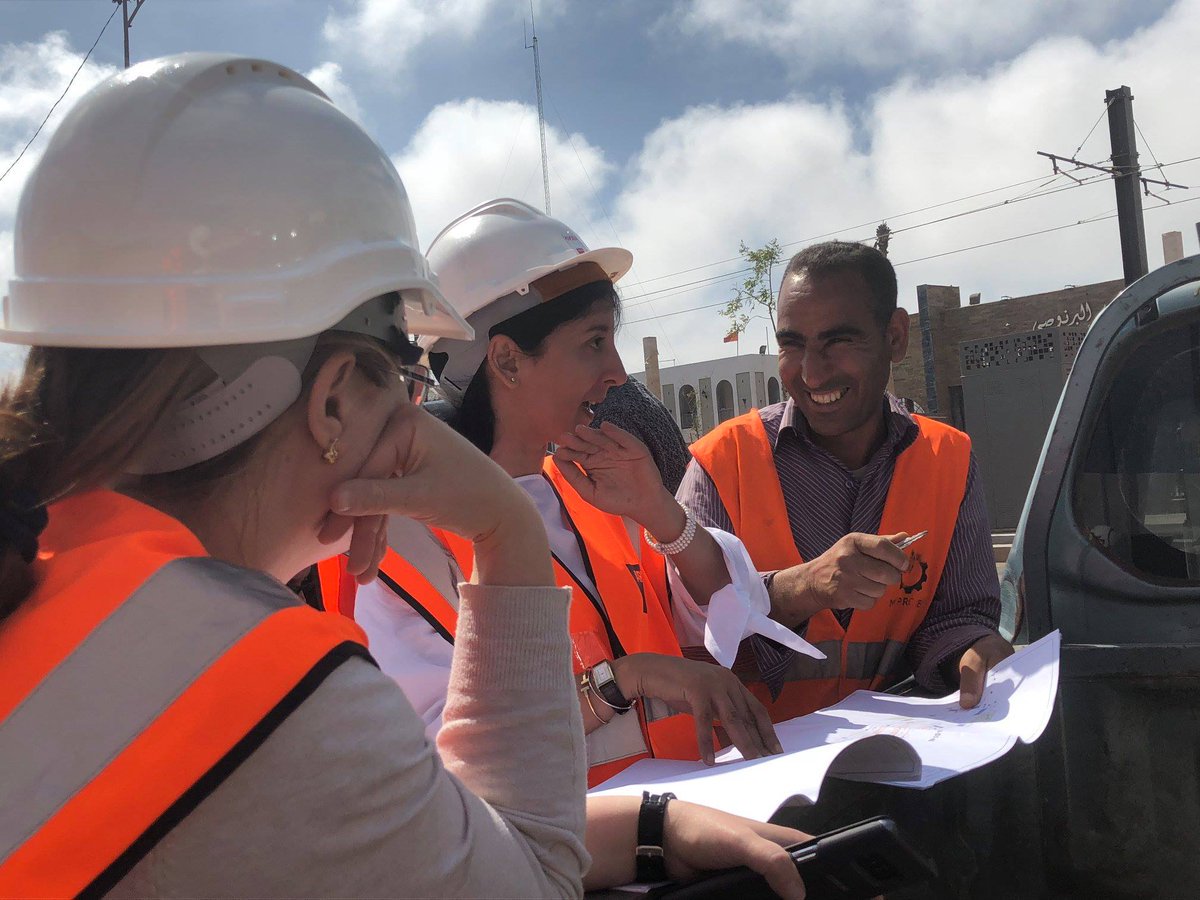 AREPGroup's tweet photo. [NEWS] #Casablanca's second #tram line: tests of the first trams got underway in the east district of Sidi Bernoussi, #Morocco https://t.co/on3EcqEi6c