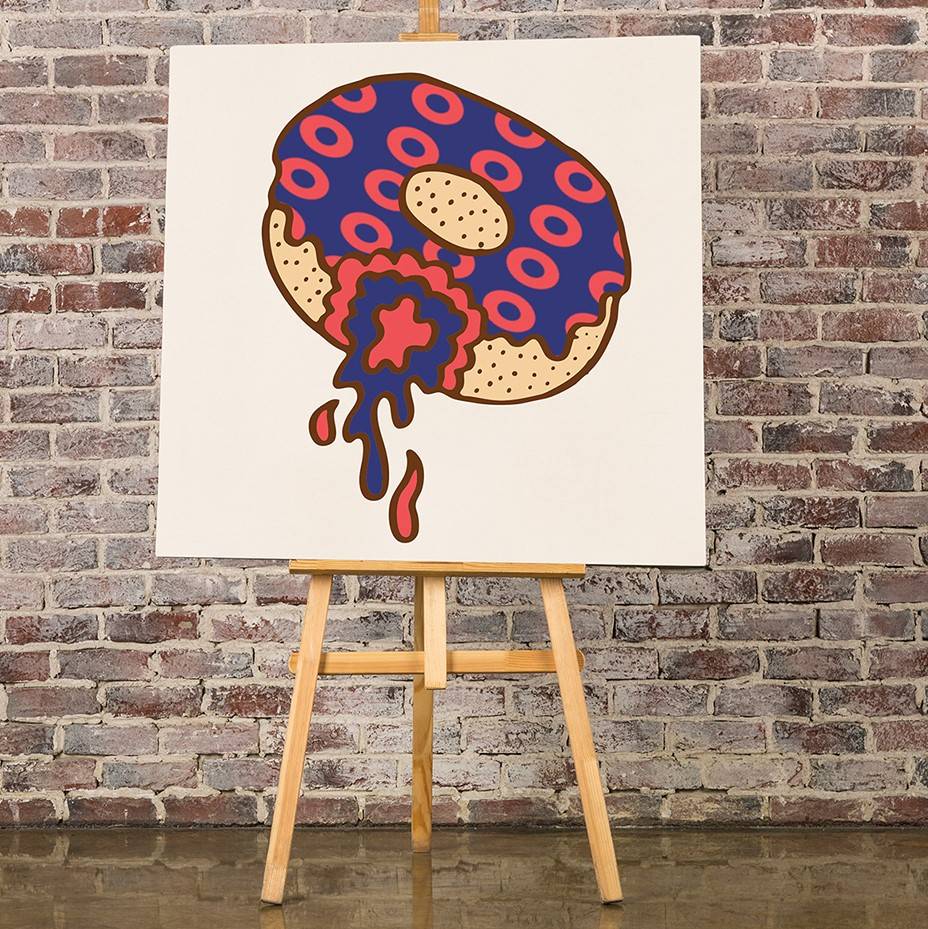 phorbinscloset's tweet photo. Only thing better than donuts in your mouth are donuts on your wall #phish #donut #fishmandonuts #strawberrygoo #phishphan #phishlove #canvas #wallart #donutlove #strawberrydonut #bakersdozen https://t.co/UIQABXKR7u