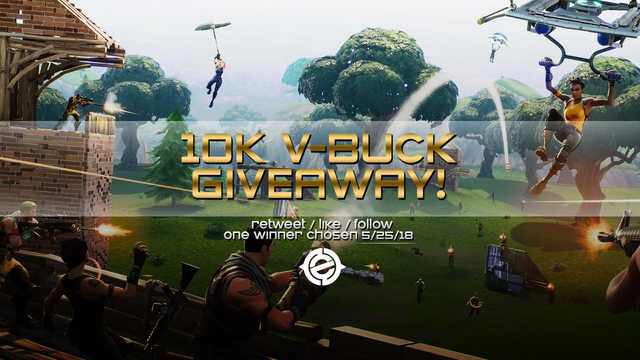 EnterUprise's tweet image. 10,000 V-Buck Giveaway!!! 

Only rules:
Retweet this tweet!
Like this tweet!
Be following @EnterUprise 

One winner drawn 5/25/18! 
Goodluck! #EnterGang