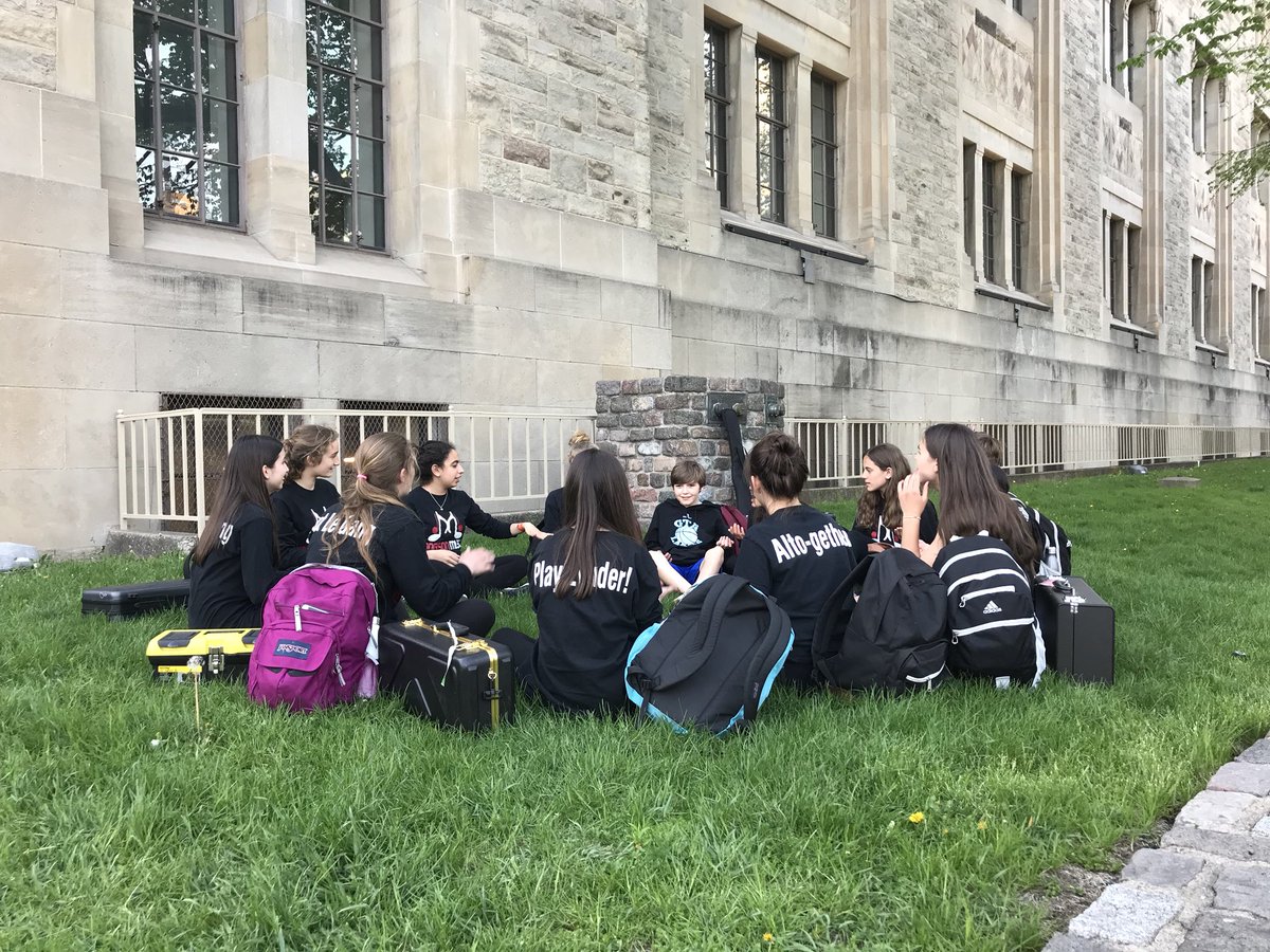 MusicAtHodgson's tweet photo. Waiting for the evening concert. Hand clapping games… bands are the best when they’re friends as well! WE GOT SILVER!! We’re so proud you! #hodgsonmusicrocks https://t.co/uh549mlxRd